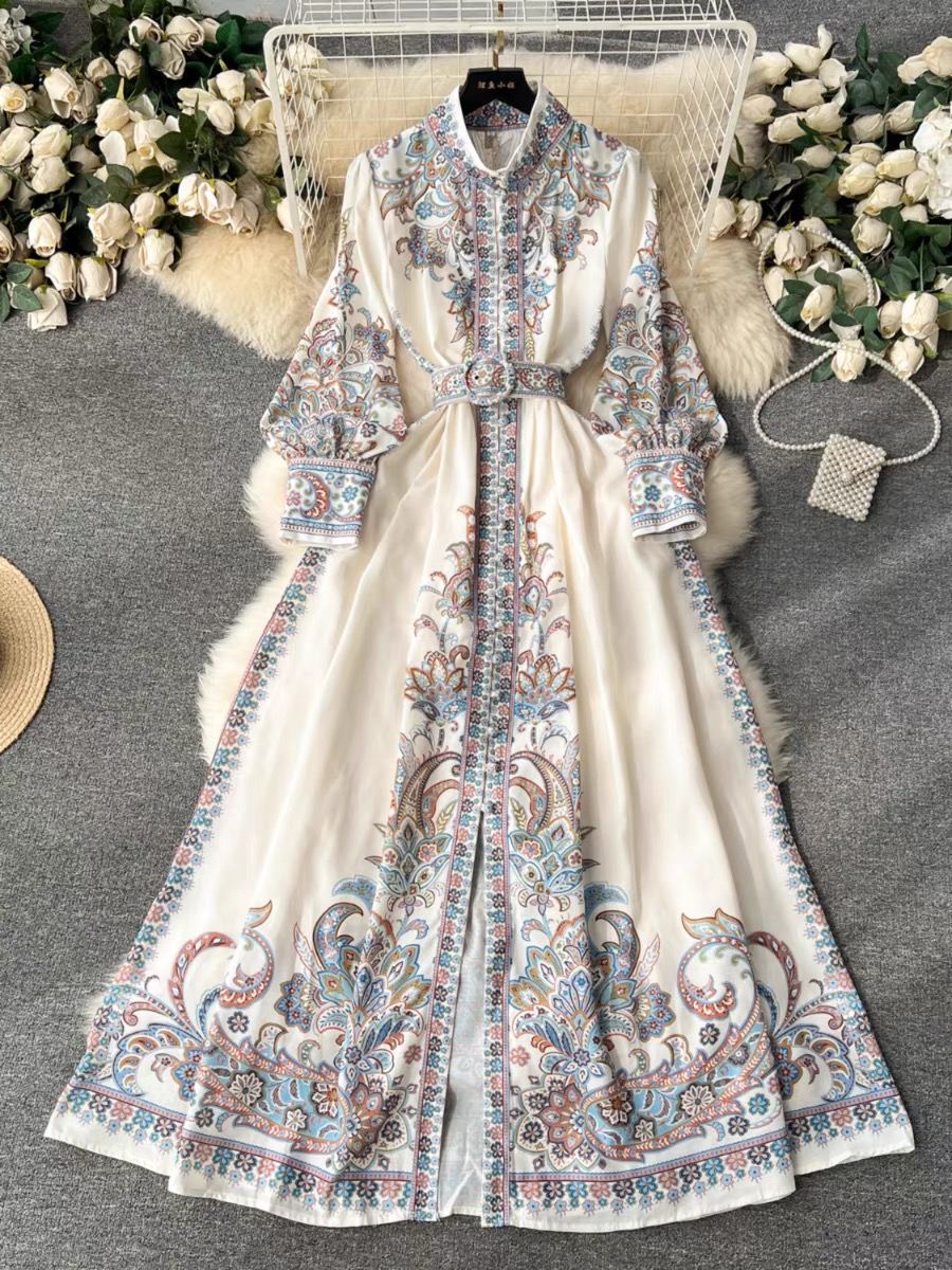 Closer to you print dress ED174 images